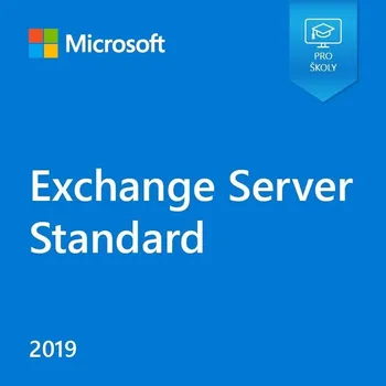 Software Microsoft Exchange Server Standard 2019, EDU - pouze školy (elektronická licence)