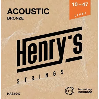 Struna pro hudební nástroj Henry's Strings Bronze 10 47