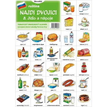 Cizí jazyk Najdi dvojici - Ruština - 8. Jídlo a nápoje