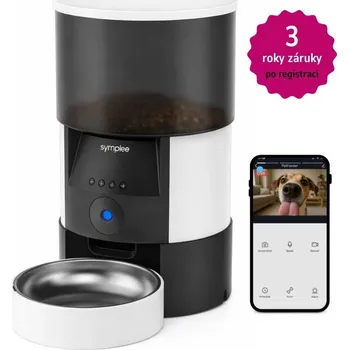 Miska pro psa SYMPLEE DU3L-P Smart automatický dávkovač krmiva s kamerou
