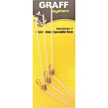 Volný čas Graff Průjezd zahnutý Specialist 3 × 15 cm 3 ks Transparentní