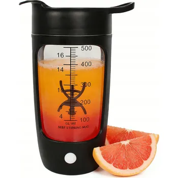 SHAKER NA PROTEINOVÉ NÁPOJE BLENDER MIXÉR ELEKTRICKÝ SHAKE USB 1200MAH 600ML