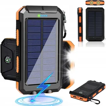 Powerbanka 26800 mAh UNIVERZÁLNÍ POWERBANK SOLÁRNÍ NABÍJEČKA SVÍTILNA 55W