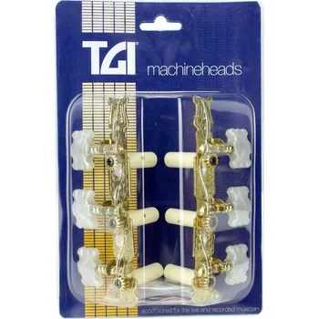 Struna pro hudební nástroj TGI TG444 ladící mechanika klasická kytara zlatá