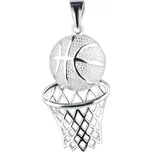 EVOLUTION GROUP 64024 AG přívěsek basket.míč (AG 925/1000; 2,2 g)