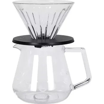 Kávovar Timemore Crystal Eye Brewer Set - sklen. dripper+server 01