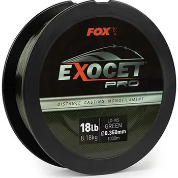 Fox Exocet Pro Mono 1000 m, 0,350 mm, 18 lbs, 8,18 kg