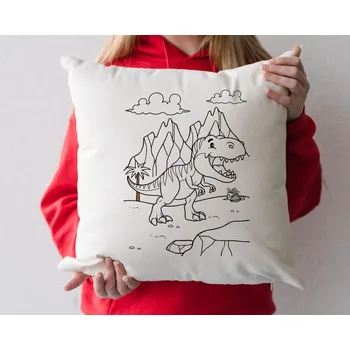 Povlečení CoolKousky polštářomalovánka dinosaurus