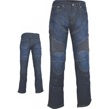 Moto kalhoty MAXX - NF 2931 Pánské motocyklové kevlarové jeansy modré XL