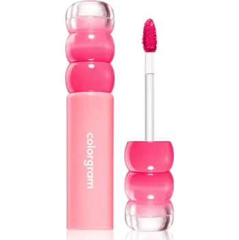 Lesk na rty Colorgram Fruity Water Tint dlouhotrvající lesk na rty pro výživu a hydrataci odstín #02 Bunny Pink 2.8 g