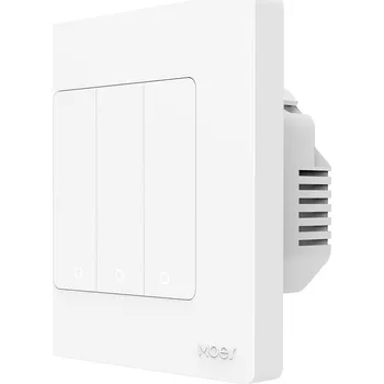 vypínač MOES ZS-SR-EU3, Zigbee, 3Gang, White