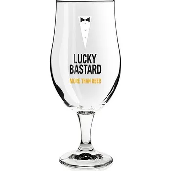 Sklenice Nekupto Lucky Bastard Pivní sklenice