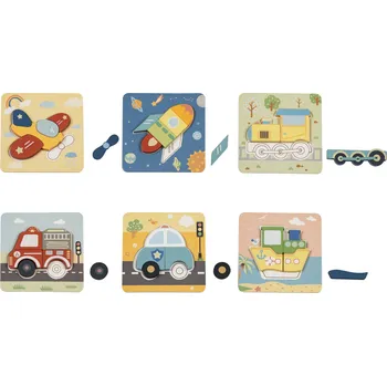 Dětské zboží BusyKids Montessori puzzle - Transport