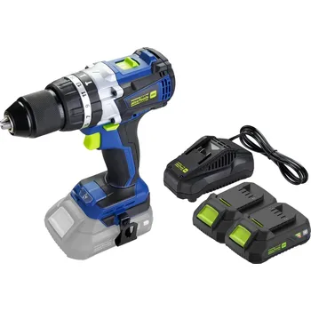 Vrtačka ALZATOOLS PRO Vrtačka AKU s příklepem CBHD20V Brushless BatteryONE 20V + 3,5A nabíječka + 2x 2Ah bat