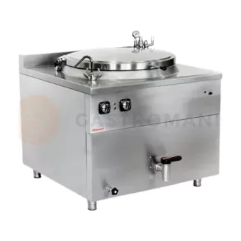 Kotel Elektrický varný kotel 250 l s automatickým plněním, 1100x1100x900 mm | KROMET, 000.BEK-250AN