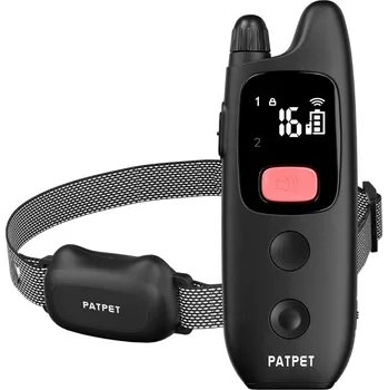 Patpet Elektronický výcvikový obojek 682 černý