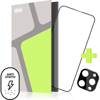 Tempered Glass Protector pro iPhone 15 Pro + sklo na kameru (antistatické) Case Friendly