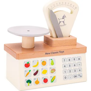 Dětská kuchyňka New Classic Toys Dětská dřevěná váha