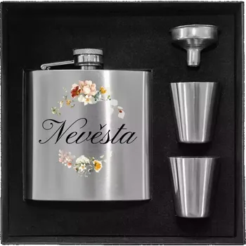 Placatka Placatka v krabičce Nevěsta - květinový věneček