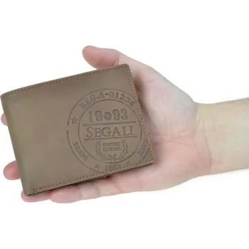 Peněženka SEGALI 614826 A hnědá