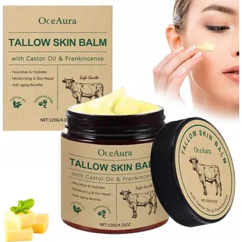 Pleťový krém Balzám z hovězího loje pro péči o pleť, hydratační, 120 g