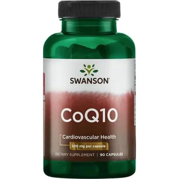 Doplněk stravy Swanson CoQ10 (Koenzym Q10), 200 mg, 90 kapslí