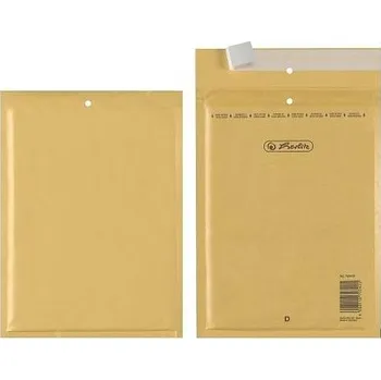 Obálka HERLITZ bublinková D, hnědá - balení 10 ks