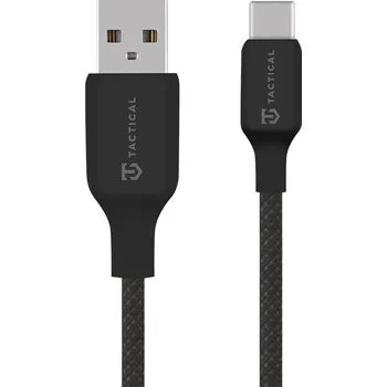 Datový kabel Tactical Stitch Thread Cable USB-A/USB-C 2m Black