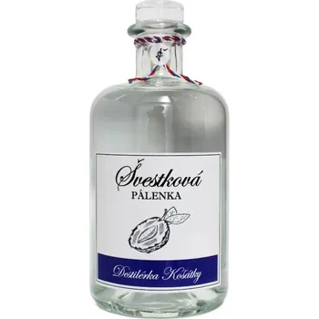 Pálenka Destilérka Košátky Švestková pálenka 0,5 l, 50 %