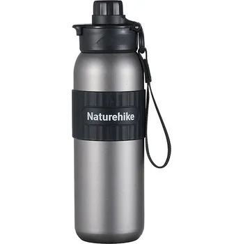 Termoska Naturehike Titanová termoska 600 ml, stříbrná