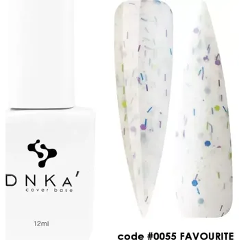 Lak na nehty DNKa' Cover Base 0055 - Favourite, 12ml