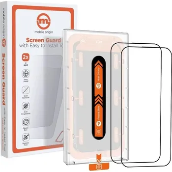 Mobile Origin Orange Screen Guard iPhone 15 Pro Max 2ks s aplikátorem