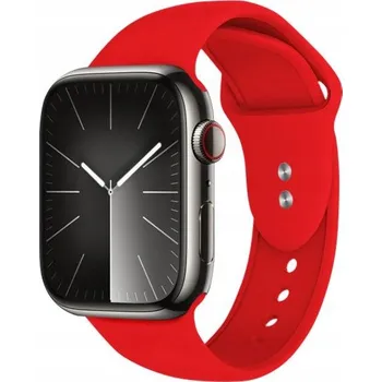 Řemínek na hodinky Řemínek Crong pro Apple 40mm, červený