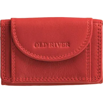 Peněženka Old river Malá kožená peněženka, červená