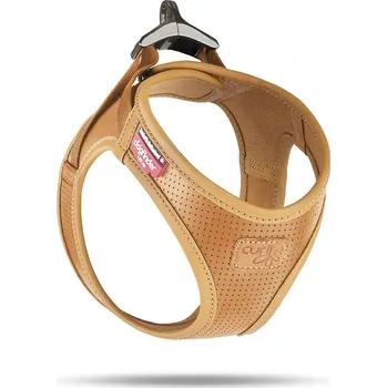 Postroj pro psa CURLI Postroj pro psy z jablečné kůže Brown, XS, 3-5 kg