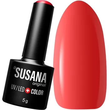 Lak na nehty SUSANA RED 403 HYBRIDNÍ LAK NA NEHTY ČERVENÝ SVĚTLE ČERVENÝ