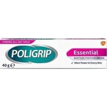 Dentální hygiena Poligrip - Fixační krém na zubní protézy Essential 40g