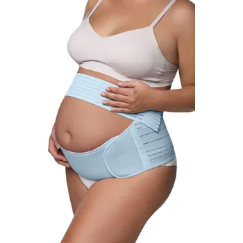 Těhotenské spodní prádlo SNUG BUN Těhotenský podpůrný pás 5 v 1, Modrá L