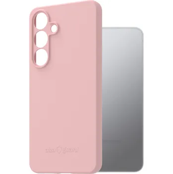 Pouzdro na mobilní telefon AlzaGuard Matte TPU Case pro Samsung Galaxy S25 růžový