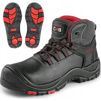 Pracovní obuv CXS GRANITE S3 VODĚODOLNÉ PEVNÉ ODOLNÉ pracovní boty KOMPOZITNÍ špička velikost 43