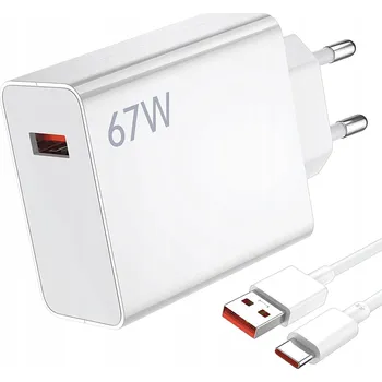 RYCHLÁ USB NABÍJEČKA 67W PRO TELEFON S 1M KABELEM
