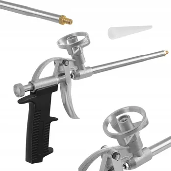 Vytlačovací pistole Kovová pistole na montážní pěnu s regulací výkonu pro pěnové lepidlo
