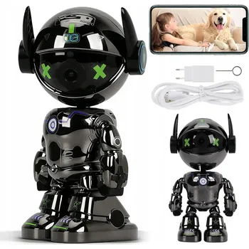 IP kamera ELEKTRONICKÁ CHŮVIČKA S OTOČNOU KAMEROU, ROBOT KAMERA 2MP/1080P WIFI
