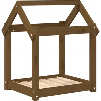 Pelíšek pro psa VidaXL psí bouda hnědá 50 cm x 61 cm