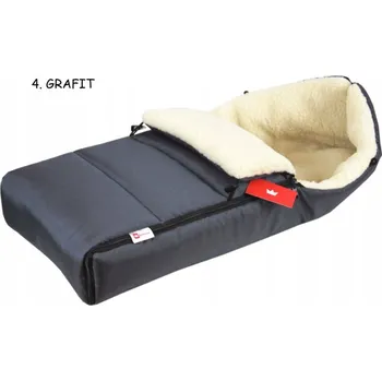 Fusak K12 ovčí vlna grafit