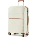 KONO 2591 Kufr spinner 75,5 cm, krémový