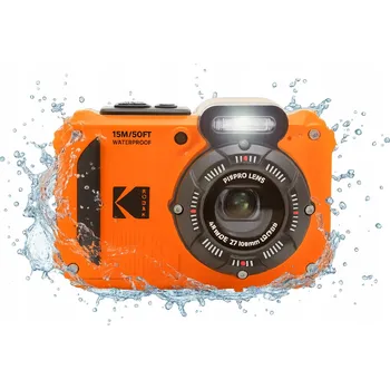 Podvodní fotoaparát KODAK WPZ2 Vodotěsný do 15M, 16MP, 1080p, 4x Optický ZOOM, WiFi