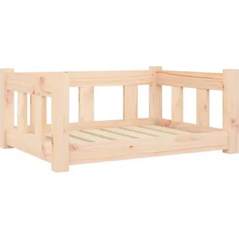 Pelíšek pro psa Pelíšek pro psa, 65,5 x 50,5 x 28 cm, masivní borové dřevo