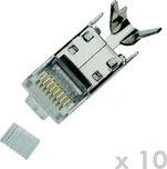 Datacom Plug STP CAT7(6A) 8p8c- RJ45 drát (10ks)