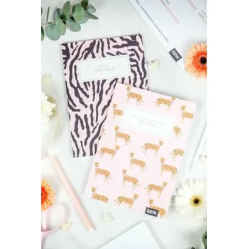 Zápisník Zápisníky zebra & gepard (2 ks)